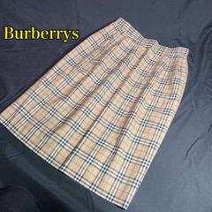 【訳あり】Burberry’s ノバチェック　プリーツスカート　11号　サイズL