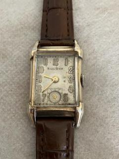 ス*イ様 BULOVA ブローバ　手巻き　アンティーク　稼働品 Bulova - BULOVA ブローバ アンティーク 腕時計手巻き ジャンク