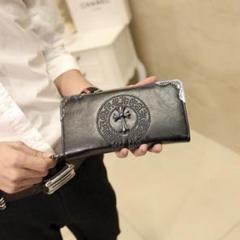 一流の革職人が作る メンズラウンドファスナー長財布