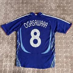 アディダス　サッカー日本代表　小笠原　ユニフォーム　古着　サムライブルー