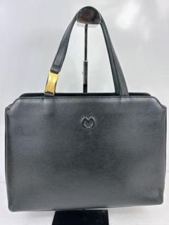 mila schön ミラショーン ハンドバッグ 黒 ゴールド金具