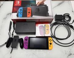 Nintendo Switch 本体 レッド/ブラック ジョイコン付き　ジャンク 純正】Nintendo Switch レッド（右） ジョイコン（ジャンク品