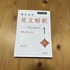 大学入試問題集 関正生の英文解釈ポラリス[1 標準～応用レベル]