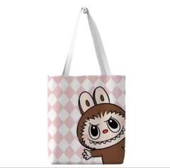 【新品未開封】labubu ラブブ　ショルダーバッグ　トートバッグ　新作 水色 入荷 刺繍 Labubu (ラブブ) エコバッグ トートバッグ ショルダー