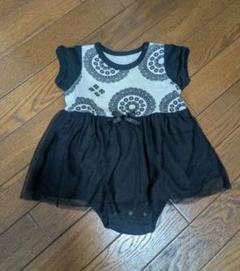 ベビー服 フリル付きドレス 70