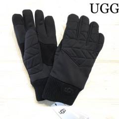 【美品】UGG ブラック キルティング 手袋 S/M Amazon | UGGキルトパフォーマンステックグローブ、マイクロ