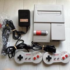 【中古分解清掃済み】ニューファミコン 本体 コントローラー2つです お値下げ不可