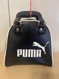 美品 puma プーマ ミニボストンバッグ ヴィンテージ ブラック
