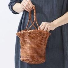 【極美品】dragon bag ドラゴンバッグ レザーメッシュバッグ