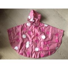 【みあ様専用】ハッカ ベビー レインポンチョ レインコート ピンク 可愛い!