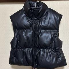 【美品】RADIATE ヤマダヤ　フェイクレザー中綿ベスト　ブラック 新品・未使用】ヤマダヤ RADIATE フェイクレザー 中綿ベスト