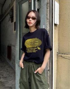 美品　Stereophonic Sound グラフィックT 韓国　ネイビー