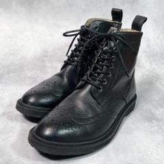 【展示未使用品】◆REGAL COUNTRY◆リーガル 24.5cmブーツ 黒 Regal Walker レースアップブーツ GORE-TEX 幅広EEE（346WBF