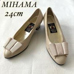 新品　ミハマ　バレーシューズ　ベージュ　リボン スニーカー （スニーカー）｜MIHAMA / ミハマ ファッション通販