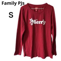 Family PJs Merry メリー　長袖Tシャツ "【S】 赤