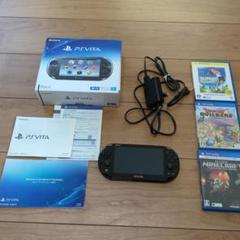 ほぼ新品 PS Vita PCH2000 Wi-Fi ブラック ソフト３本セット