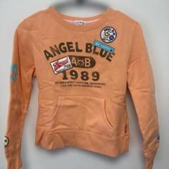 ANGEL BLUE Ｌ160オレンジトレーナー　平成レトロ　女の子　女児