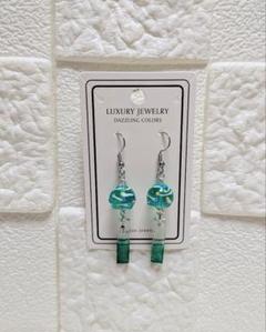 風鈴ピアス　サージカルステンレス　レジン