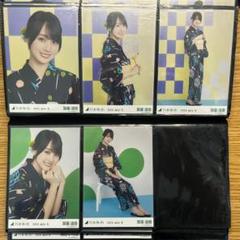 乃木坂46 生写真　賀喜遥香　浴衣2025 ５種コンプ Amazon.co.jp: 乃木坂46 賀喜遥香 生写真 浴衣 5種コンプ 座り
