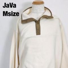 JaVa ジャバ　ラボ　配色フリースプルオーバー　ニット　￼G5