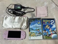 （７月22日限定出品）ピンク PSP 本体 充電器 ゲームソフト2本付き