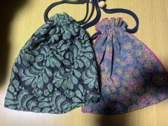 ポーチ　ハンドメイド　花柄　パッチワーク　巾着　鎌倉　着物　小物