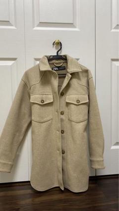 ZARAザラ⭐ウォッシュドフード付きジャケット【新品未使用】Ｌ/完売品 ☆ドイツ発*ZARA*新作*ウォッシュ加工ZIPスウェットフーディ/AG