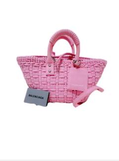 バレンシアガ　ラフィアカゴバック♡ピンク 2025年最新】BALENCIAGA レディース かごバッグの人気アイテム