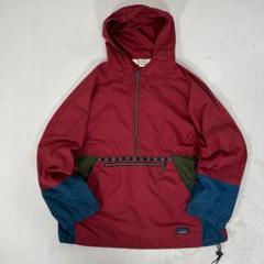 状態良し 90s USA製 llbean フルジップナイロンジャケット 黒 赤 L XL カタディンロゴ 90年代 アメリカ製 ビンテージ / アノラックパーカー 183350129.jpg?cmsp_timestamp=