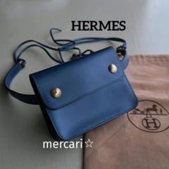 HERMES ポシェットグリーン 本革ウエストポーチ ベルト アクセサリー HERMES ポシェットグリーン 本革ウエストポーチ ベルト