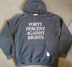 FORTYPERCENT AGAINST RIGHTS ジップアップパーカー 90cm】FPAR / FORTY PERCENTS AGAINST RIGHTS Zip Up Hoodie