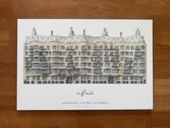 カサ・ミラ グラフィックアート ガウディ Casa Mila' 壁掛け用 Casa Mila – アントニオ・ガウディ - LEBENSFARBE