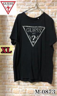 GUESS ロゴ Tシャツ メタリック ブラック メンズ ユニセックス 値下げのサムネイル