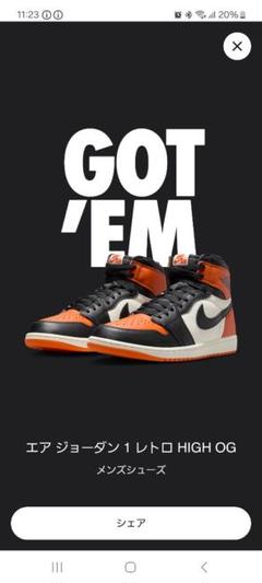 AIR JORDAN1　シャタバ