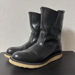 【7 1/2E】レッドウィング　8169 ペコス　黒　プルオンクッションソール レッドウィング/Redwing専門修理のBECKMAN:8169黒ペコス×Vibram