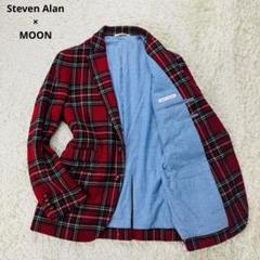 レビューの多い高評価商品特集！ Steven Alan×MOON社 テーラードジャケット 胡桃ボタン チェック ジャケット・アウター