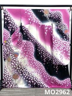 振袖 豪華 桜 金駒 金彩 銀通し 絞り身丈164cm