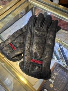 [Gucci] グッチビット レザーグローブ 本革手袋 ブラック 2025年最新】GUCCI 手袋 の人気アイテム - メルカリ