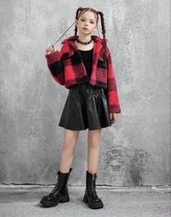 SHEIN ICON ラペルネック タイバック PUレザー ジャケット SHEIN レザージャケット ブラック｜Yahoo!フリマ（旧PayPayフリマ）