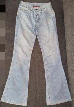 LEVI'S リーバイス 白布パッチ リネン ビッグE 赤耳 デニム W27