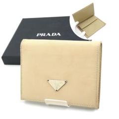 ✨未使用に近い✨ PRADA ミニ財布 三角プレート トライアングル ナイロン