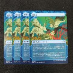 MTG　好奇心　日本語4枚セット　WOT版