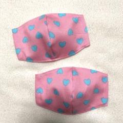 ハンドメイド インナーマスク 子供 ハート