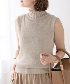 美品 Deuxieme Classe beauty タートル ノースリーブニット Deuxieme Classe beauty Turtles NS ベージュ - メルカリ
