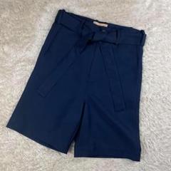 美品✨　プランシー　PLAN C ネイビー　キュロット　ハーフパンツ　36