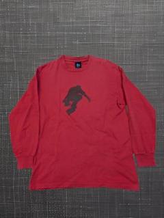 “monogram” old stussy 紺タグ プリント ロンT USA製