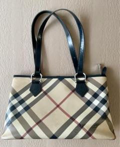 即買OK BURBERRY バーバリープローサム メガチェック トートバッグ 即買OK BURBERRY バーバリープローサム メガチェック トートバッグ