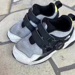 THE NORTH FACE キッズスニーカー グレー/ブラック/イエロー
