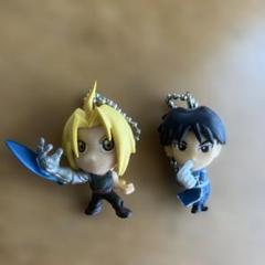 鋼の錬金術師　エドワード・エルリック＆ロイ・マスタング　ストラップ　キーチェーン
