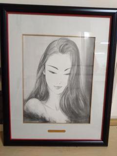 落ち葉をダイナミックに画面いっぱいF１２号。保田三友紀の油絵額縁なし。大幅値下げ 油彩画 洋画 (油絵額縁付きで納品対応可) M8号 「鎌倉由比ヶ浜沖